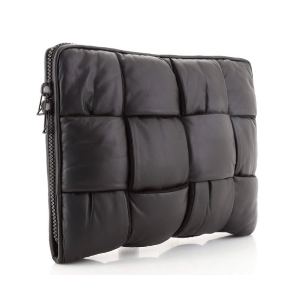 Bottega Veneta Handbags - Bottega Veneta Tablet sleeve! Padded soft black leather! With dust cover!